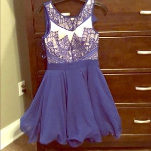 Royal blue dress